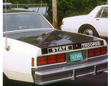 Tennessee  police license plate image