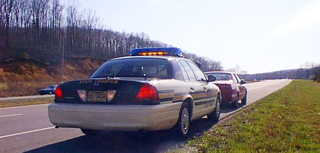 Tennessee  police license plate image