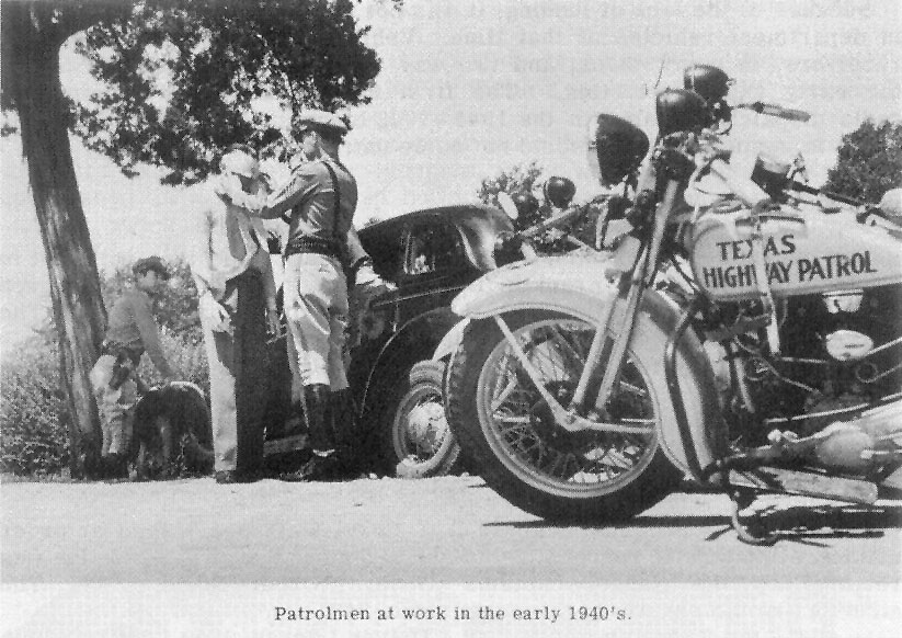 Texas  police license plate image