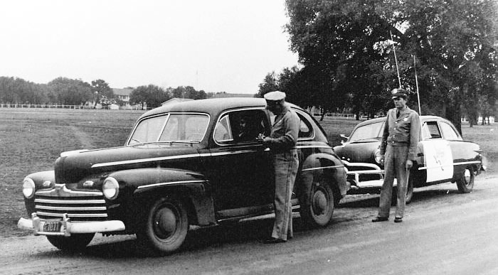 Texas  police license plate image