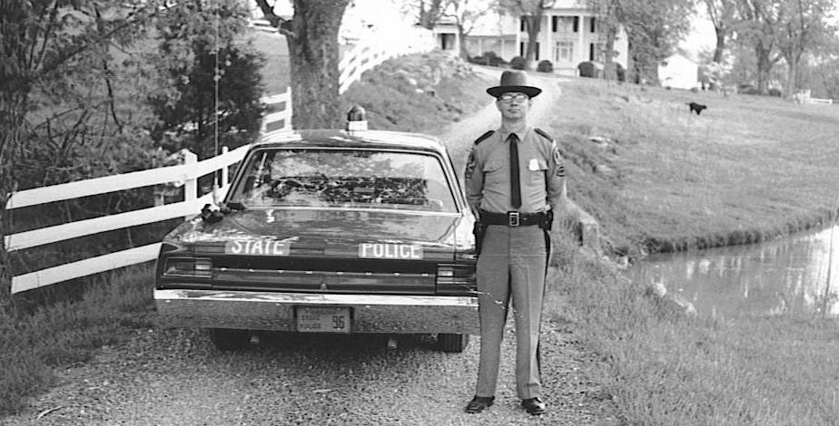 North  police license plate image