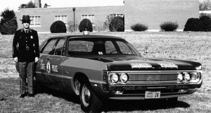 North  police license plate image