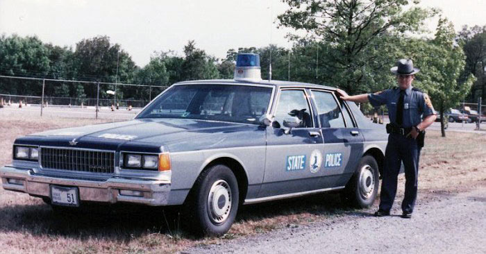 North  police license plate image