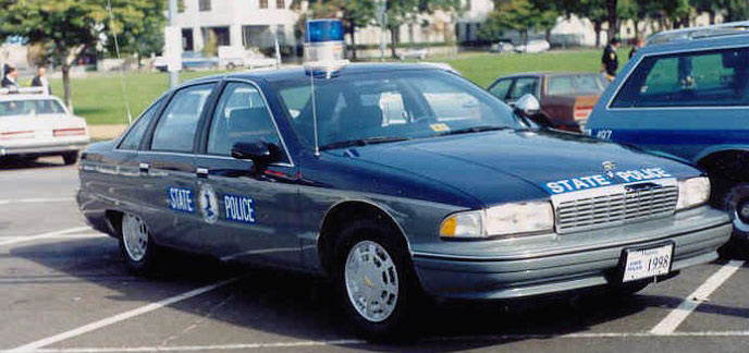 North  police license plate image