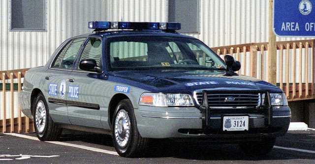 North  police license plate image