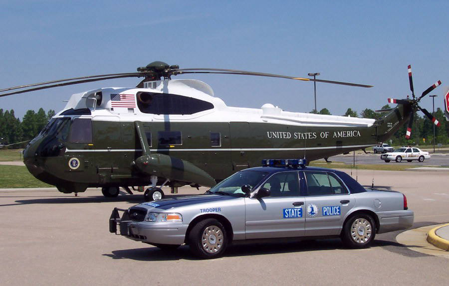 North  police license plate image