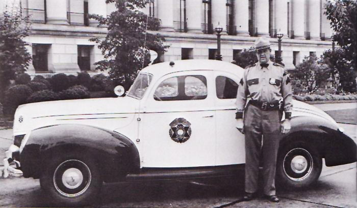 Washington  police license plate image