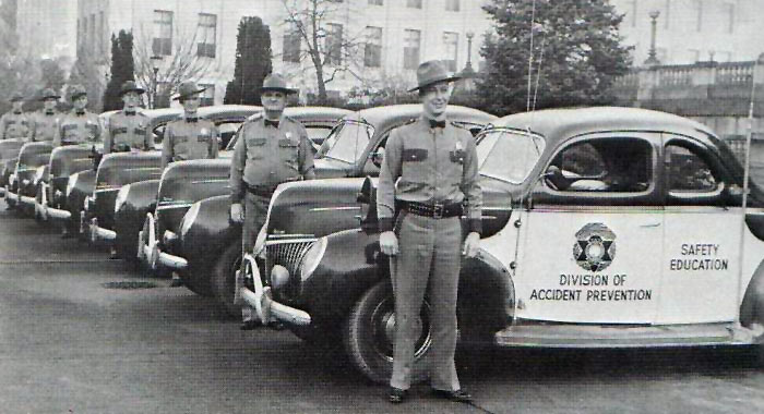 Washington  police license plate image