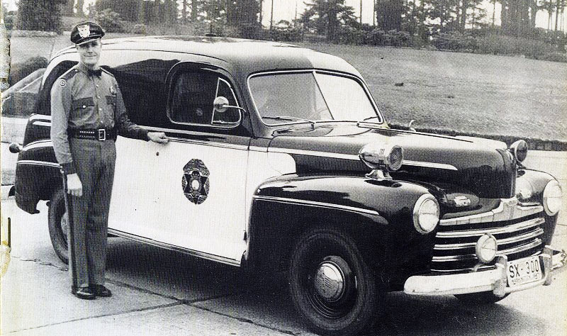 Washington  police license plate image