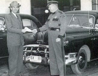 Washington  police license plate image