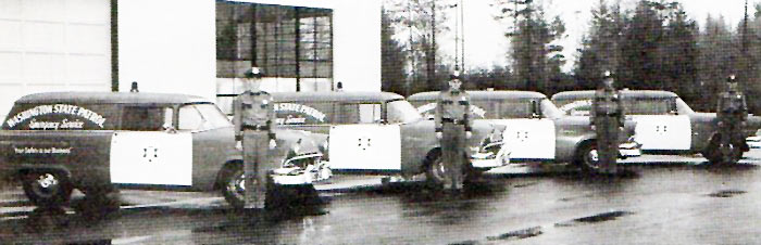 Washington  police license plate image