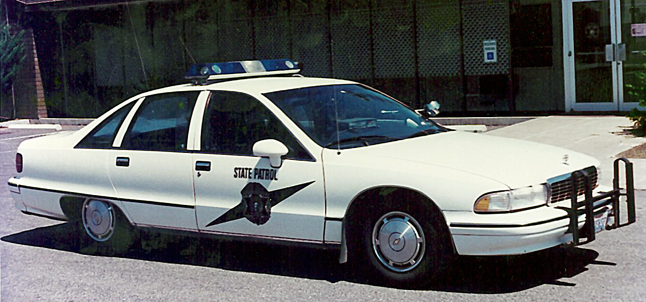 Washington  police license plate image