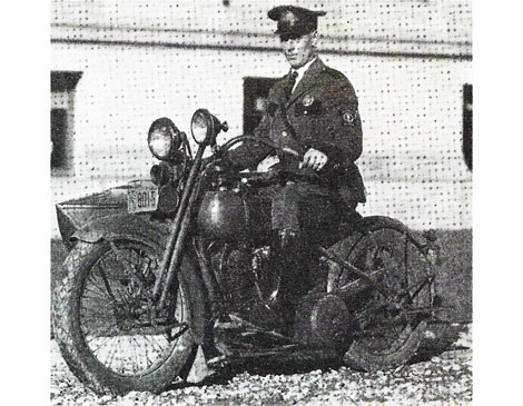 Washington  police motorcycle