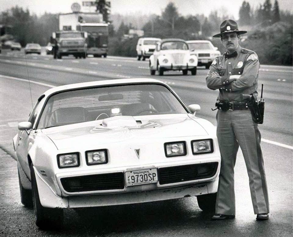 Washington  police license plate image