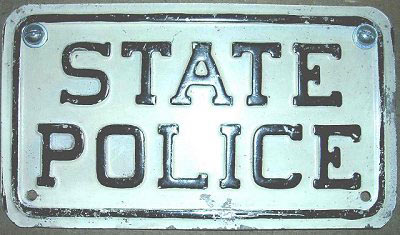 West Virginia  police license plate image