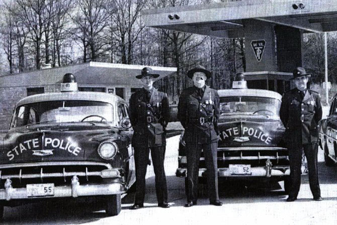 West Virginia  police license plate image