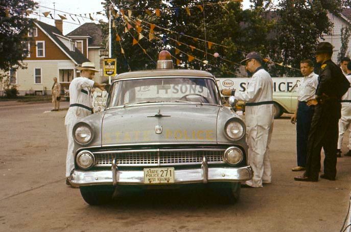 West Virginia  police license plate image