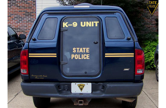 West Virginia  police license plate image