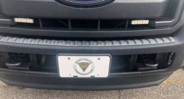 West Virginia  police license plate image