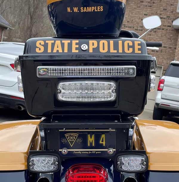 West Virginia  police motorcycle