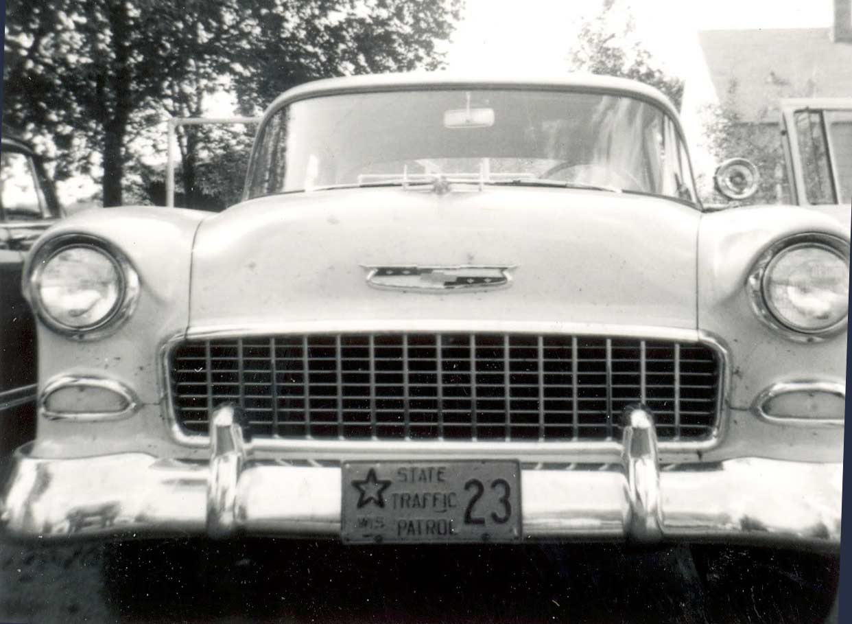 Wisconsin  police license plate image