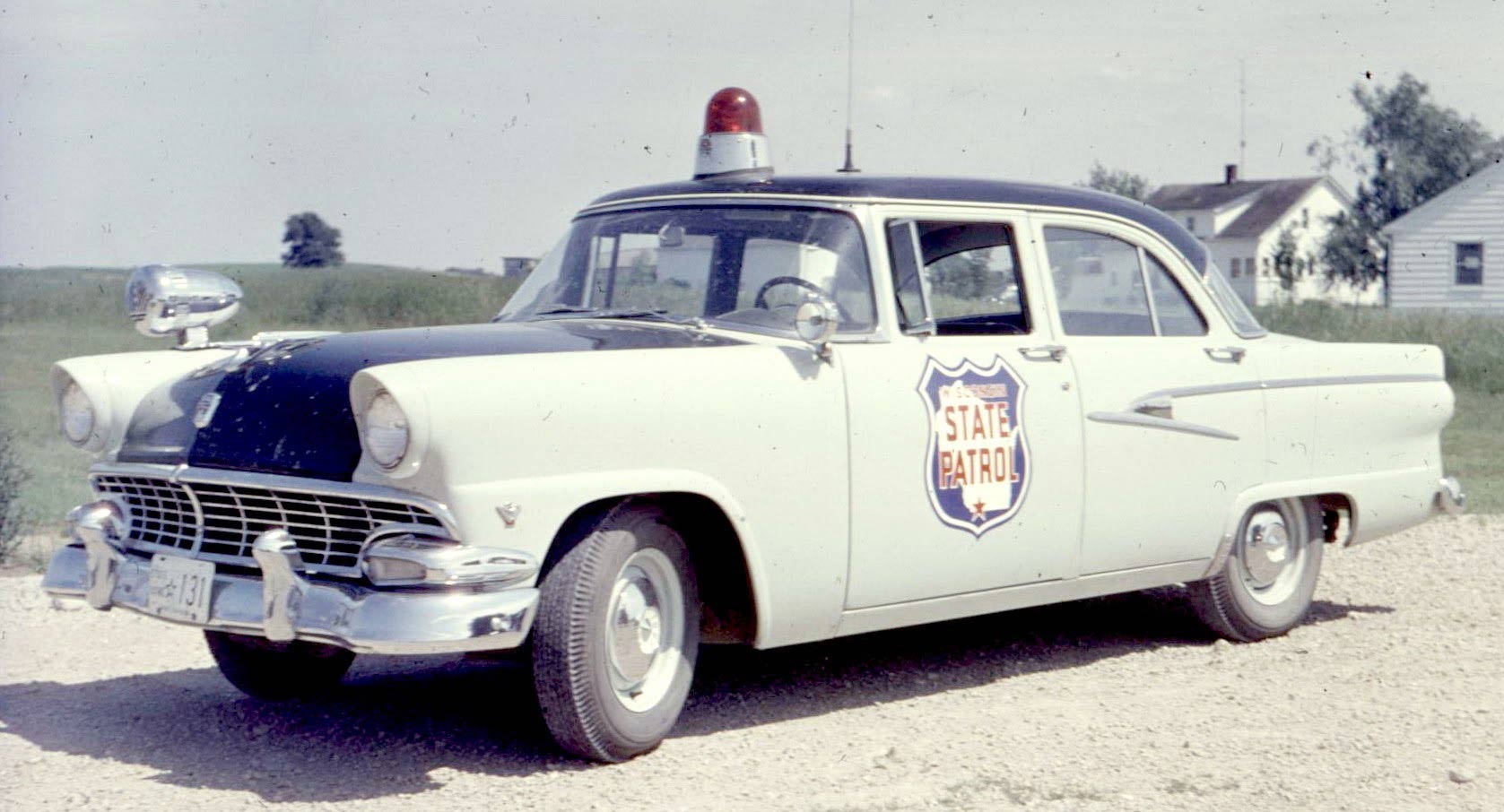 Wisconsin  police license plate image