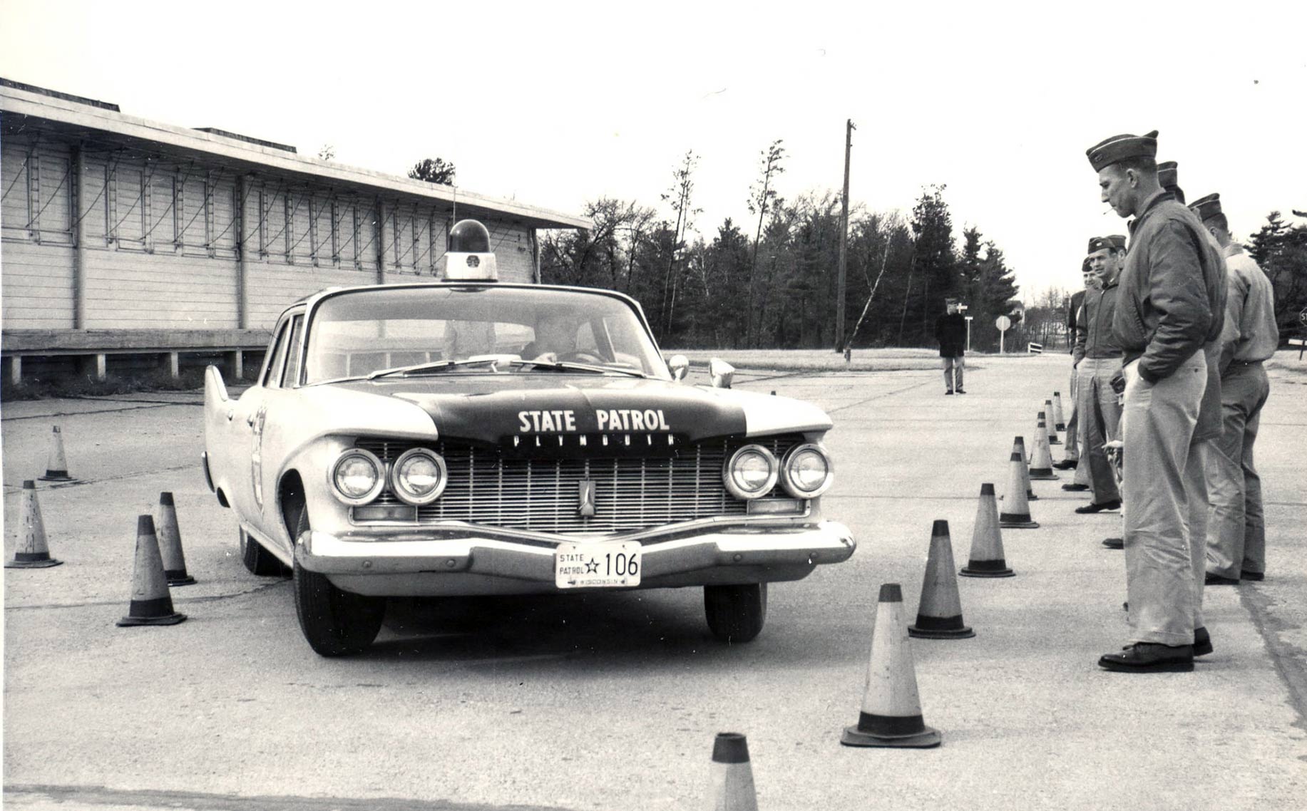 Wisconsin  police license plate image