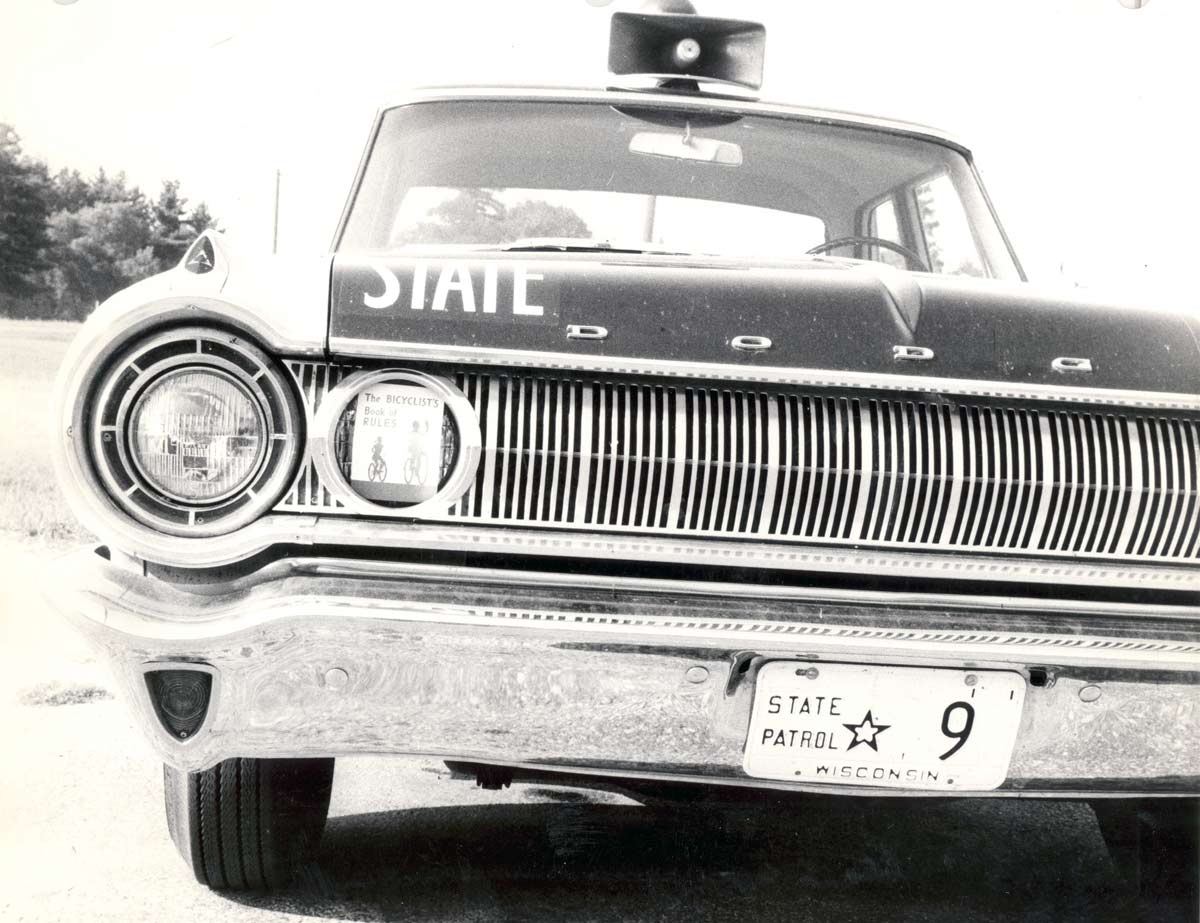 Wisconsin  police license plate image