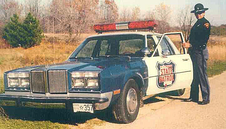 Wisconsin  police license plate image