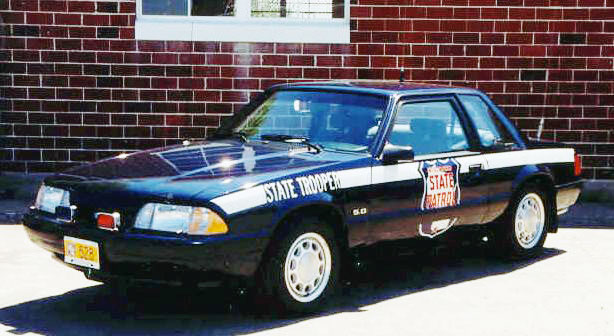 Wisconsin  police license plate image