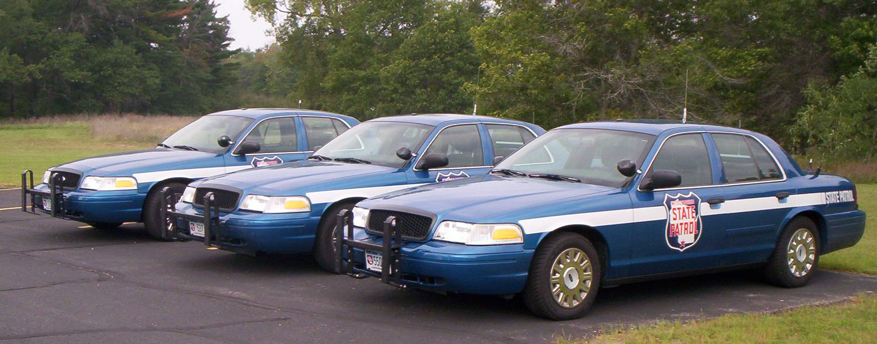 Wisconsin  police license plate image