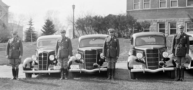 Wyoming police cars