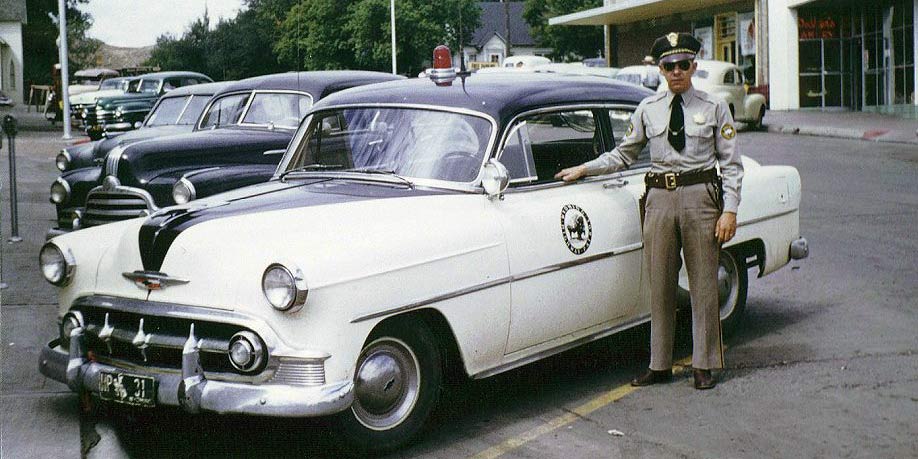 Wyoming  police license plate image