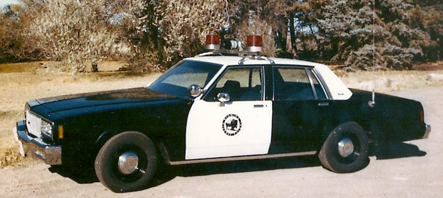 Wyoming  police license plate image