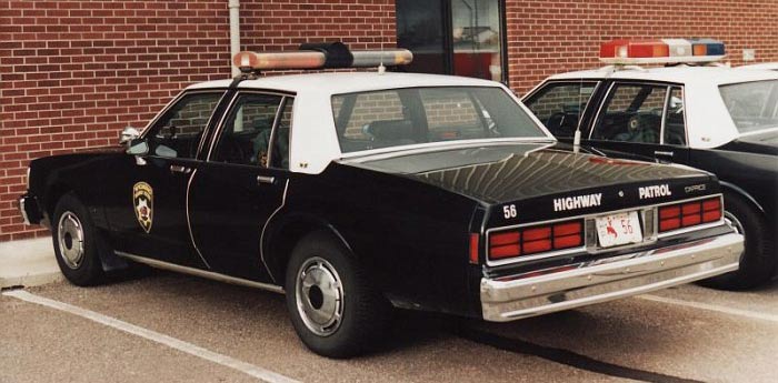 Wyoming  police license plate image