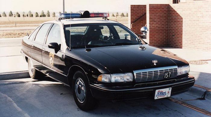 Wyoming  police license plate image