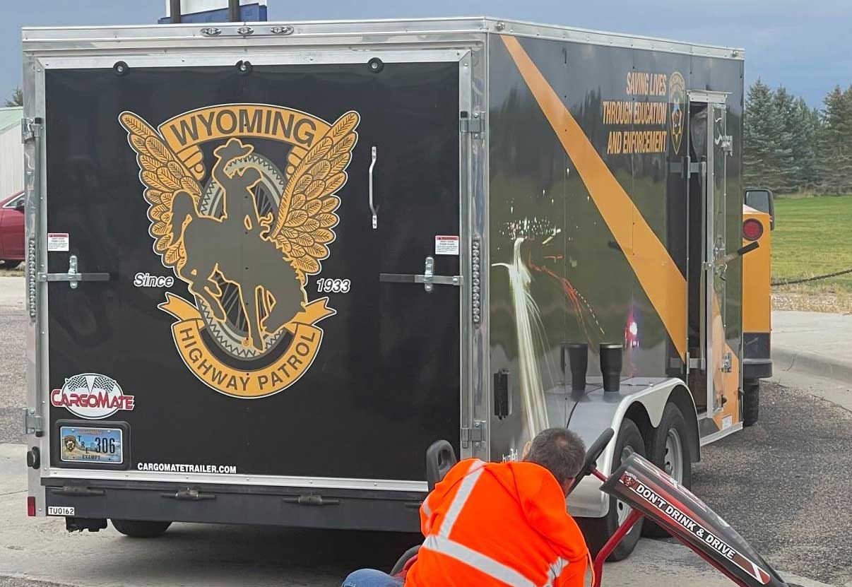 Wyoming  police truck
