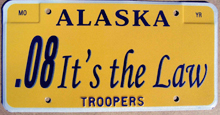 Alaska license plate image