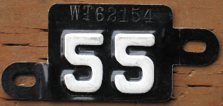 Alabama police license plate