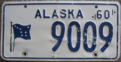 Alaska license plate image