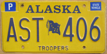 Alaska license plate image