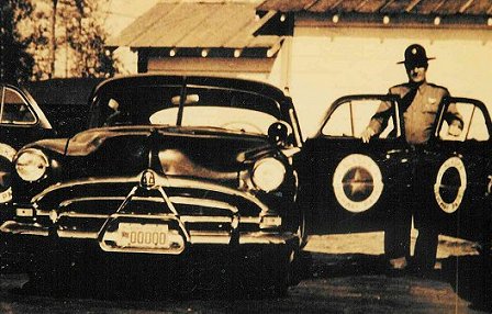 Alabama 1951 police license plate