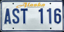 Alaska police plate image