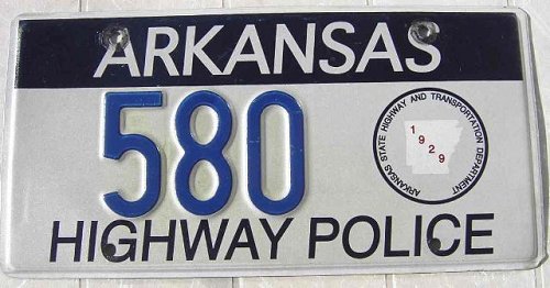 Arkansas license plate image