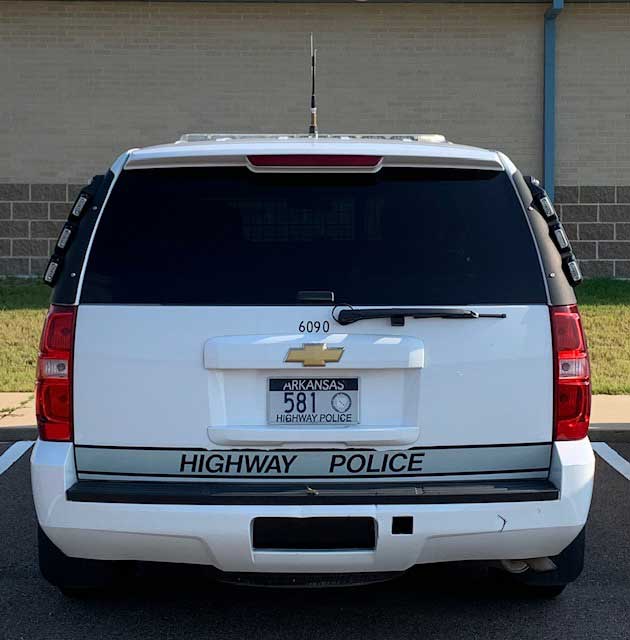 Arkansas police car