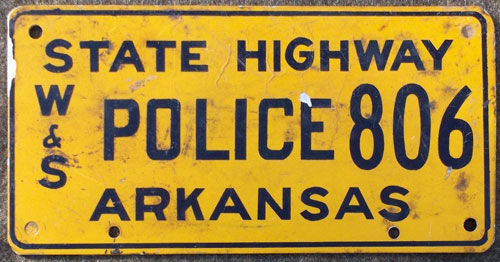 Arkansas license plate image