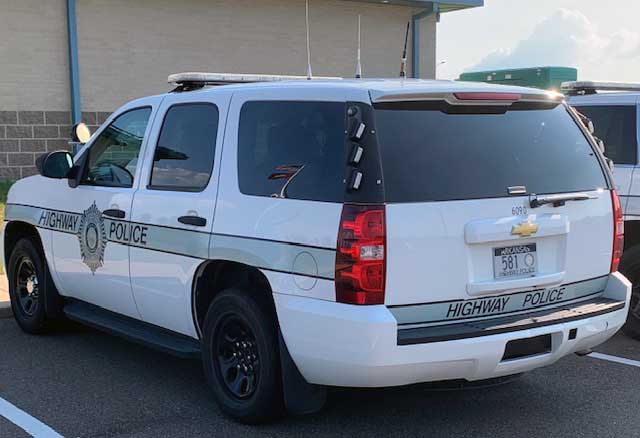 arkansas police car