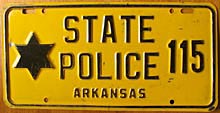 Arkansas license plate image