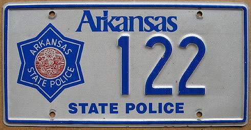 Arkansas license plate image