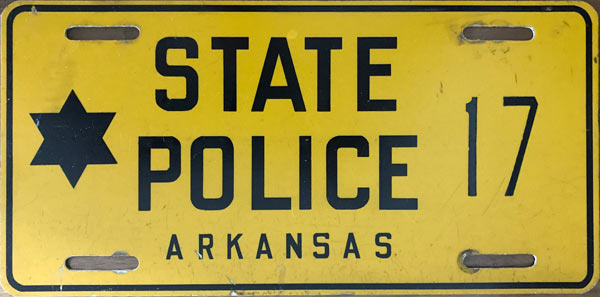 Arkansas license plate image